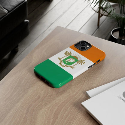 Ivory Coast Flag Tough Phone Case — Côte d&