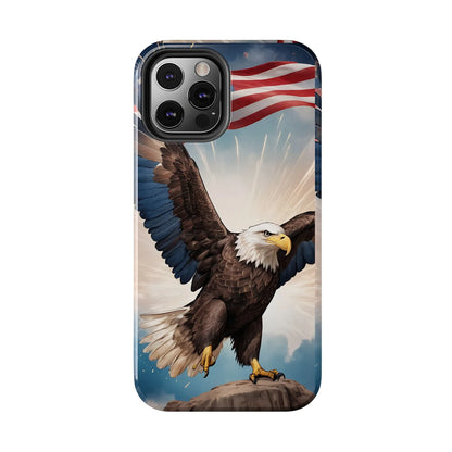 Majestic Eagle Flag Phone Case - DiwaKi