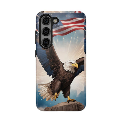 Majestic Eagle Flag Phone Case - DiwaKi