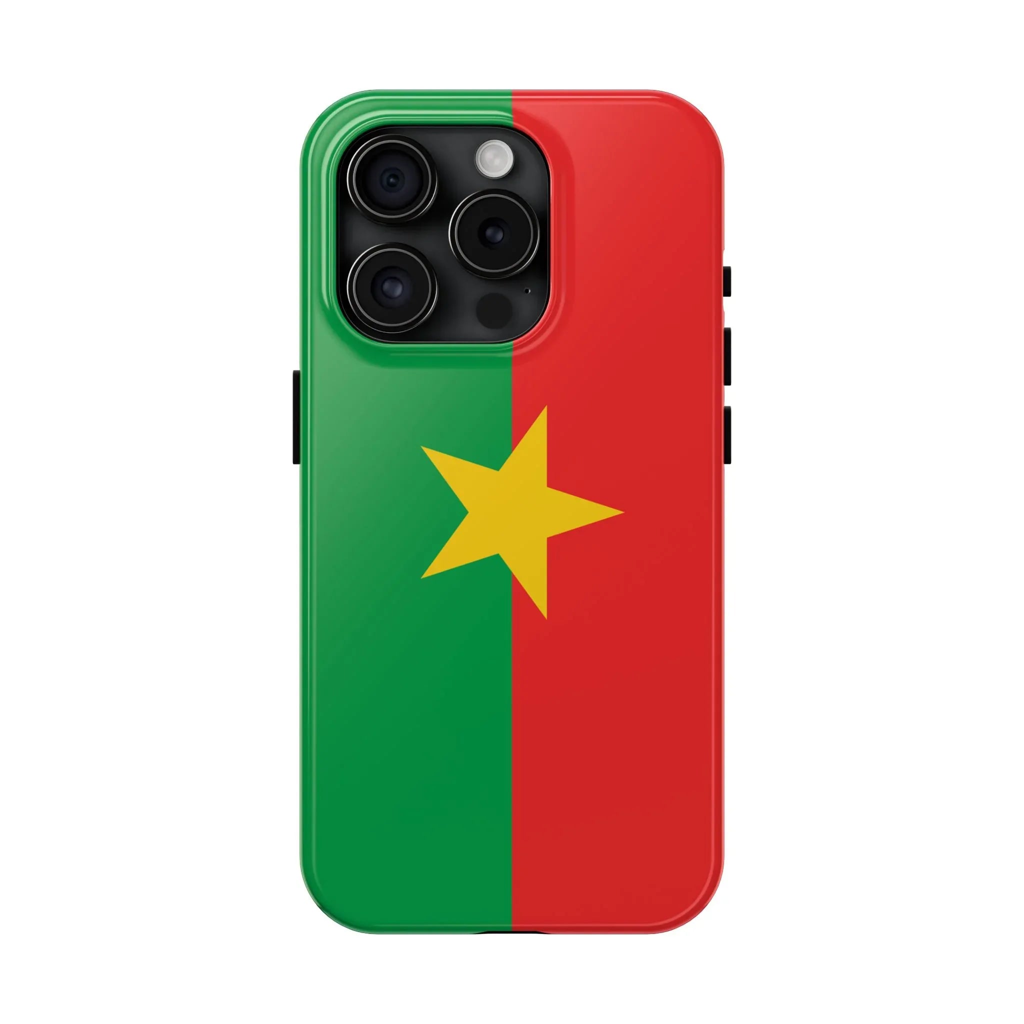 Burkina Faso Flag Tough Phone Case – Durable Protective Cover - DiwaKi