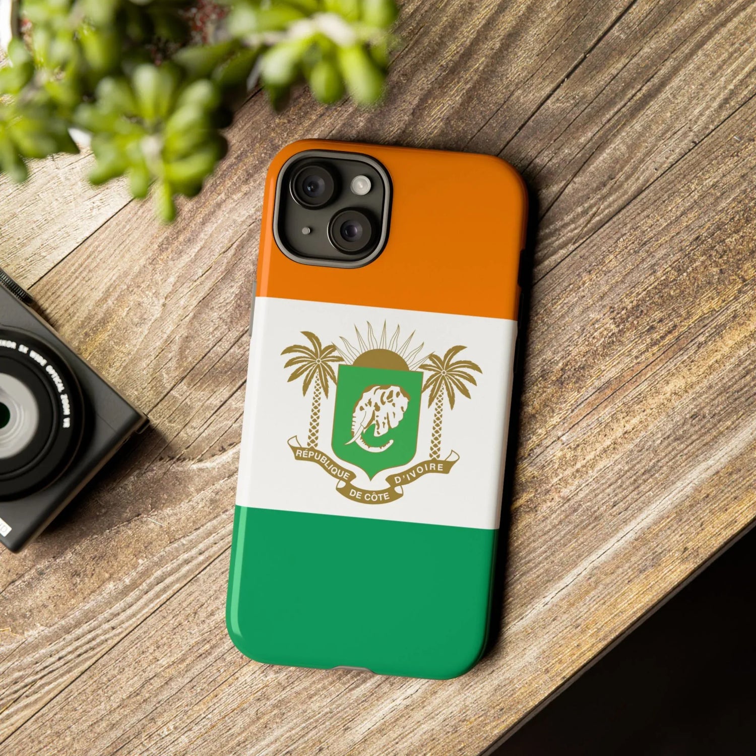 Ivory Coast Flag Tough Phone Case — Côte d&