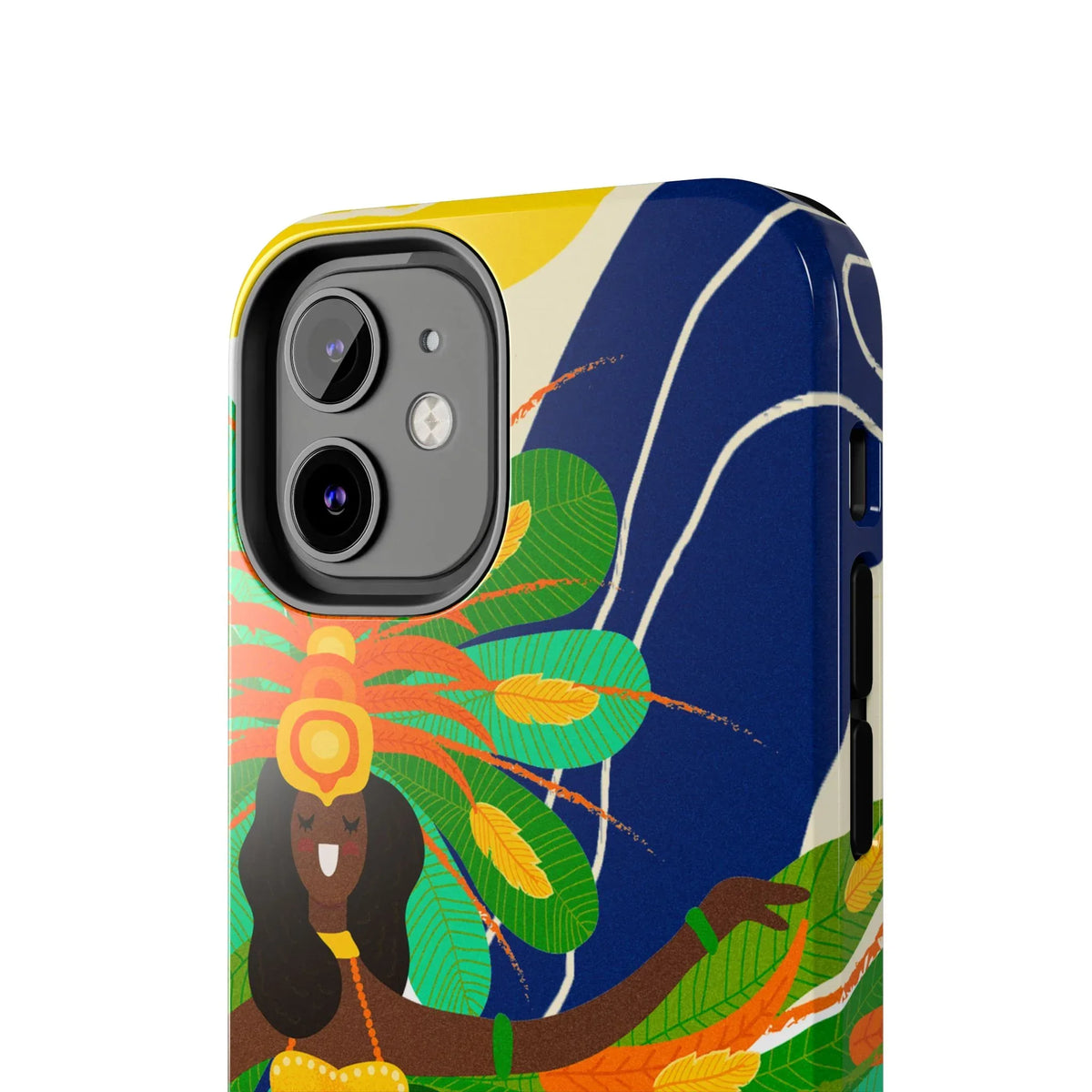 Brazil carnival Tough Phone Case — Statue of Liberty &amp; American Flag Design - DiwaKi