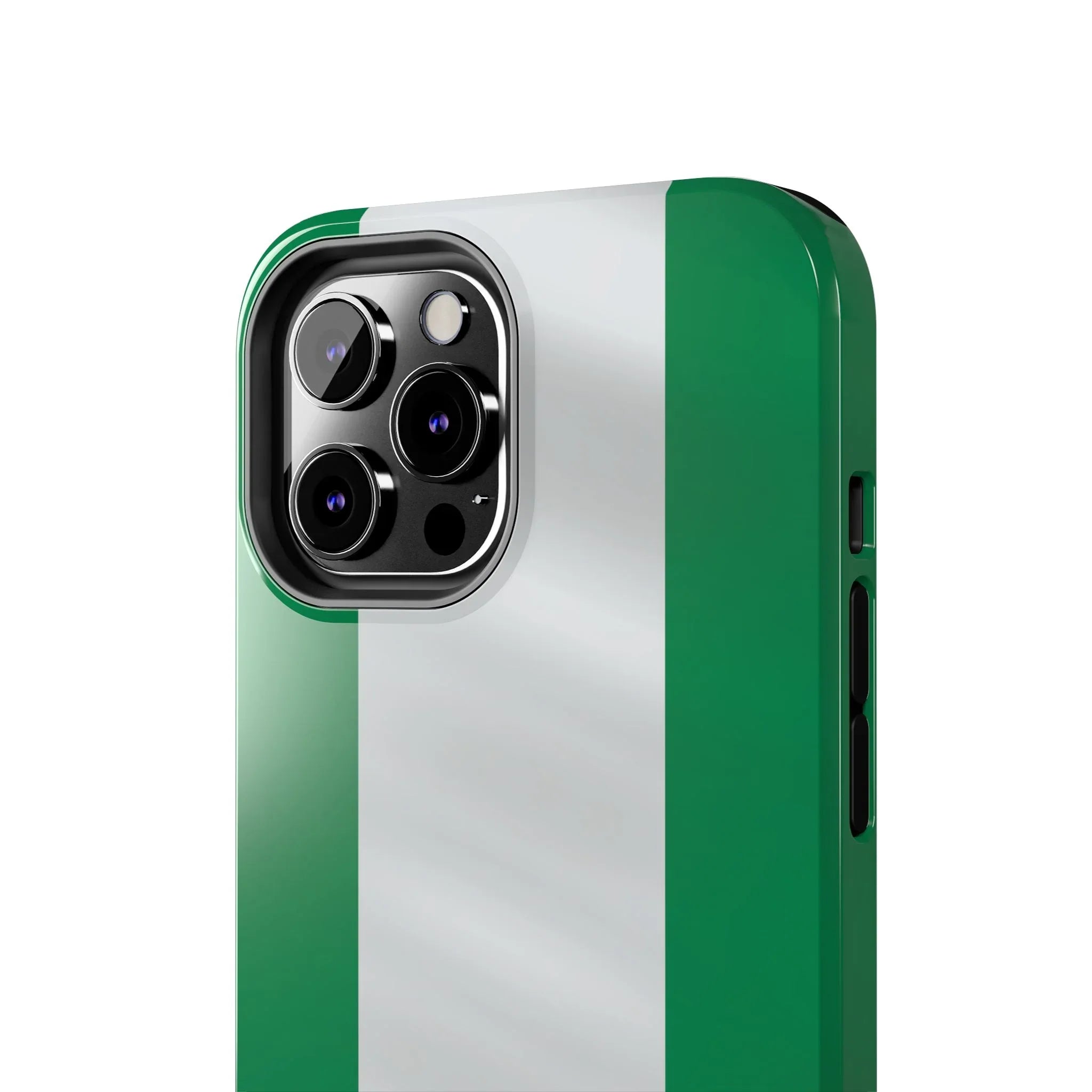 Tough Phone Case — Nigerian flag Rugged Protective Cover - DiwaKi