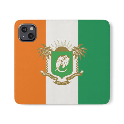 Ivory Coast Flag Flip Phone Case — Côte d&