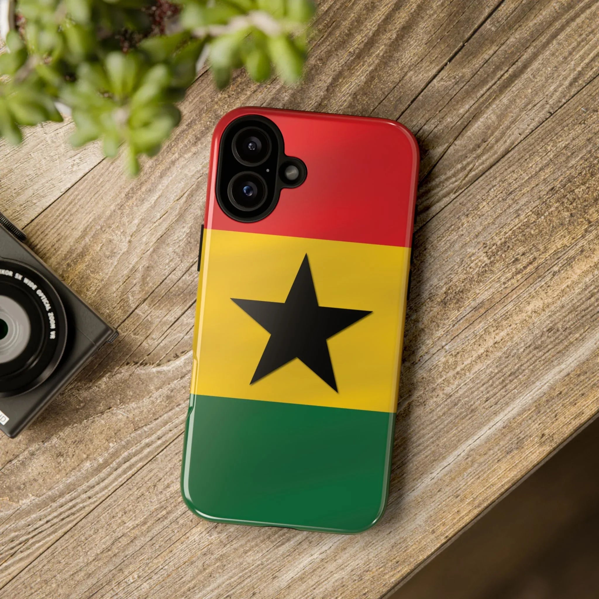 Ghana Colors Rugged Phone Cover - DiwaKi