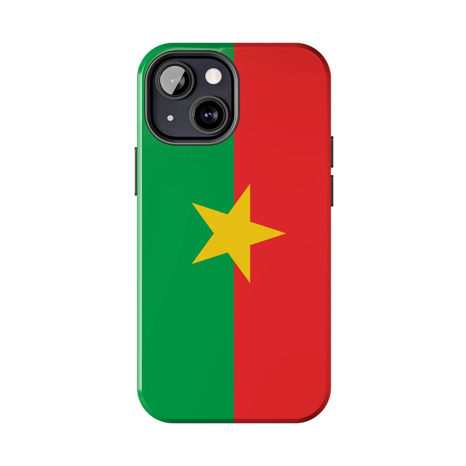 Burkina Faso Flag Tough Phone Case – Durable Protective Cover - DiwaKi