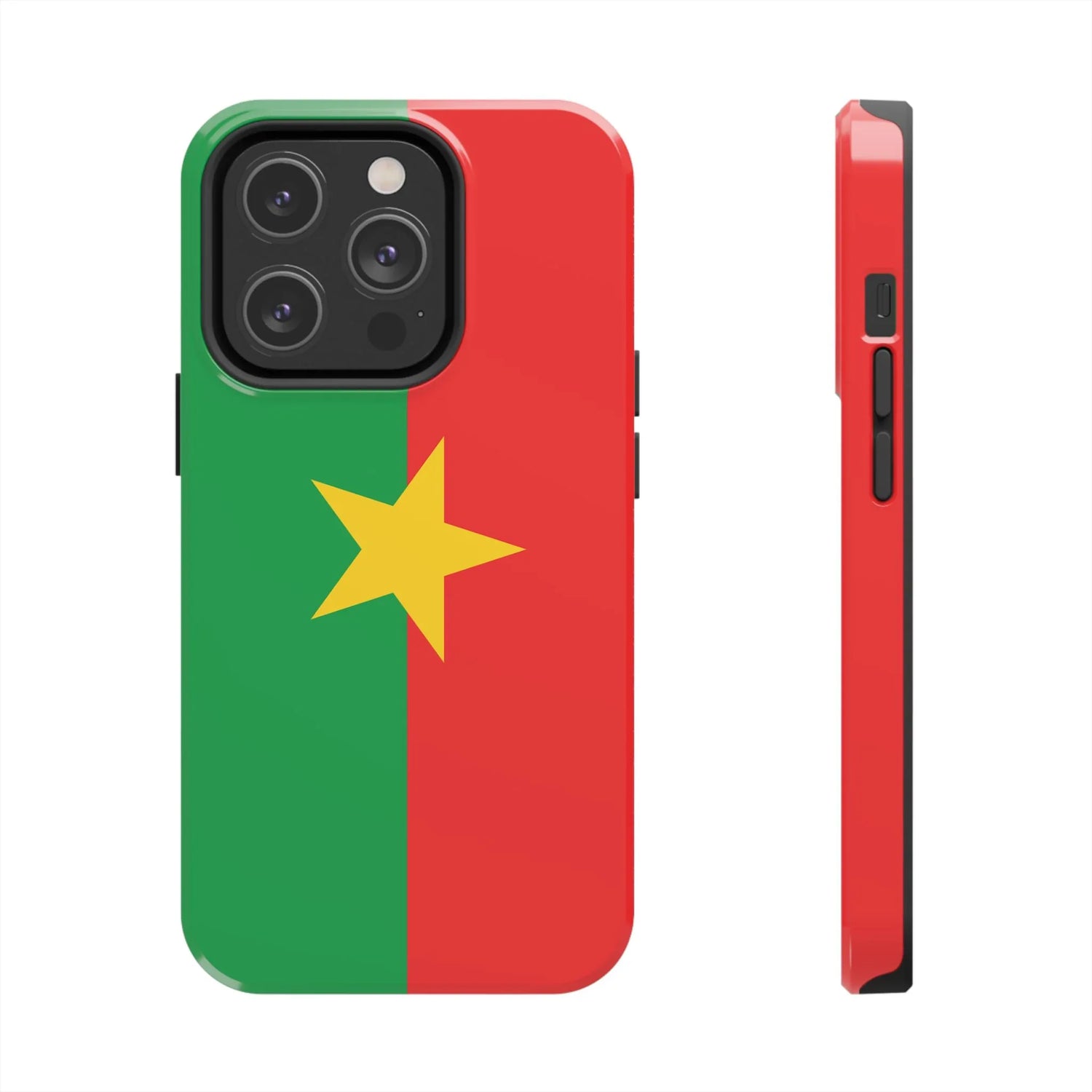 Burkina Faso Flag Tough Phone Case – Durable Protective Cover - DiwaKi