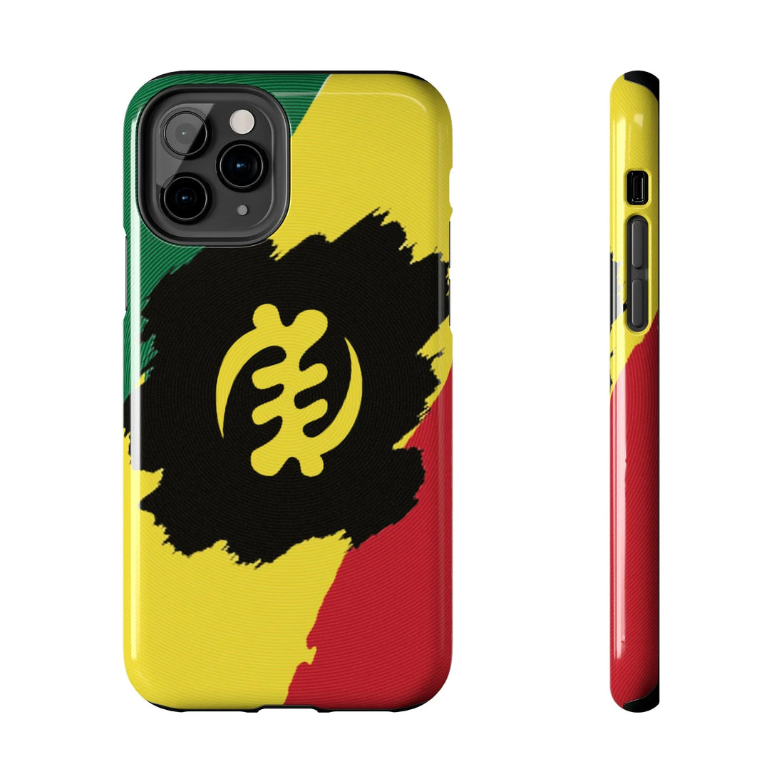 Sankofa Tough Phone Case — Shockproof Protective Phone Cover with Ghana Adinkra Symbol - DiwaKi