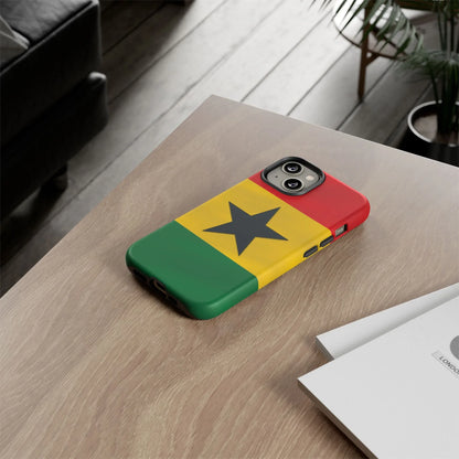 Ghana Colors Rugged Phone Cover - DiwaKi