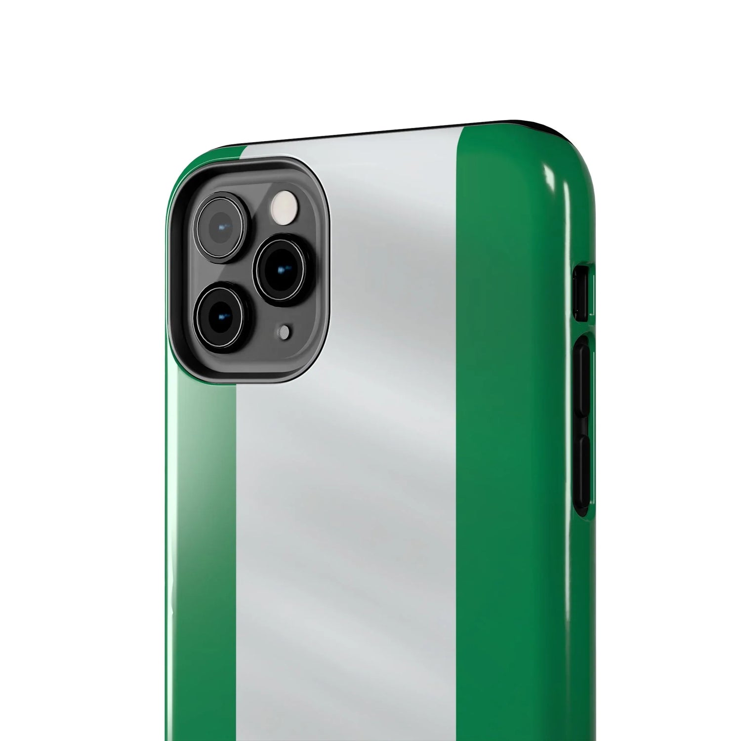 Tough Phone Case — Nigerian flag Rugged Protective Cover - DiwaKi