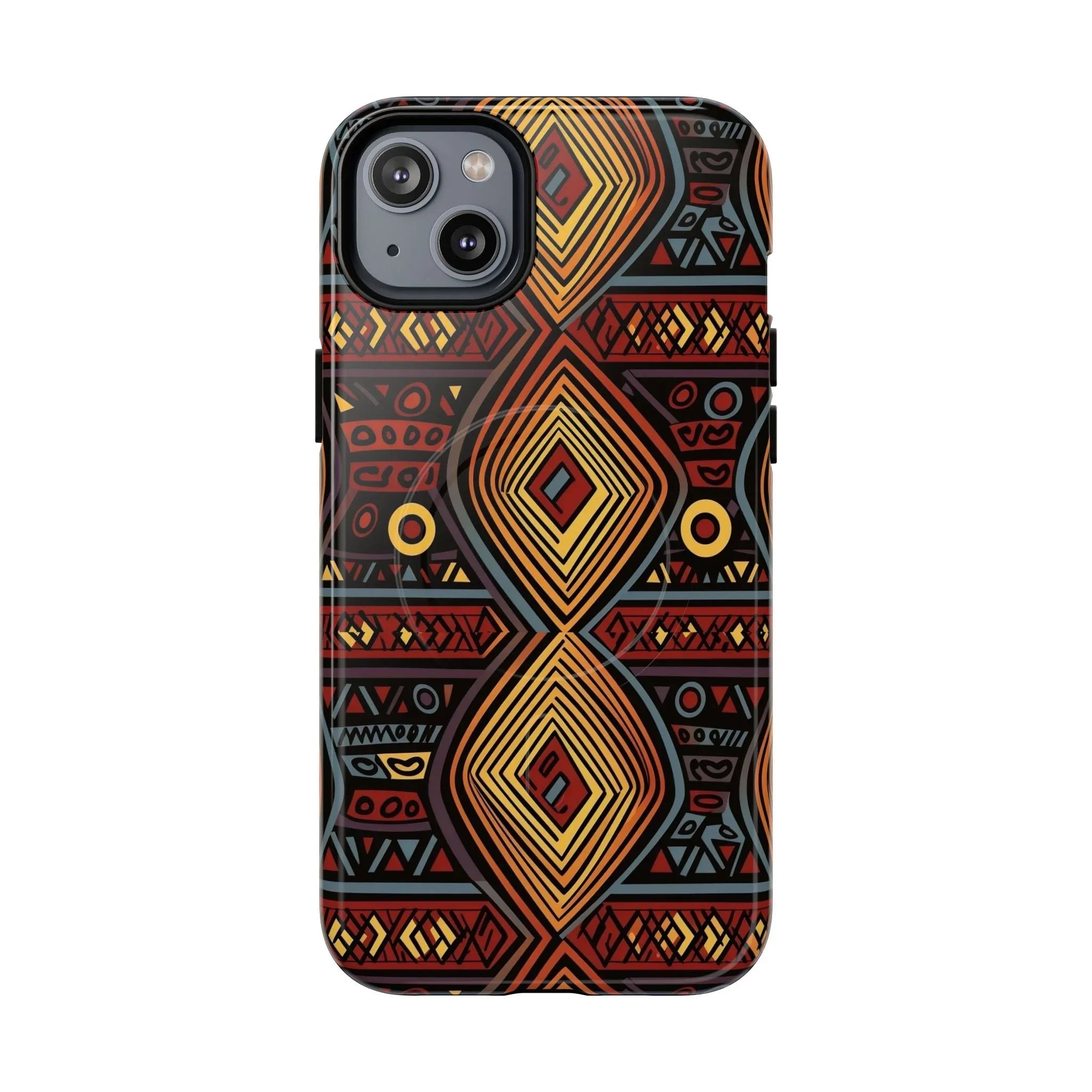 Tribal Geometric Tough Magnetic Phone Case - DiwaKi