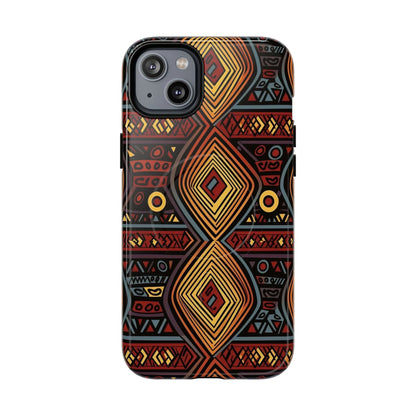 Tribal Geometric Tough Magnetic Phone Case - DiwaKi
