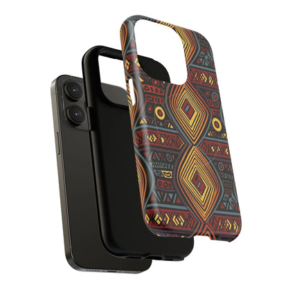 Tribal Geometric Tough Magnetic Phone Case - DiwaKi
