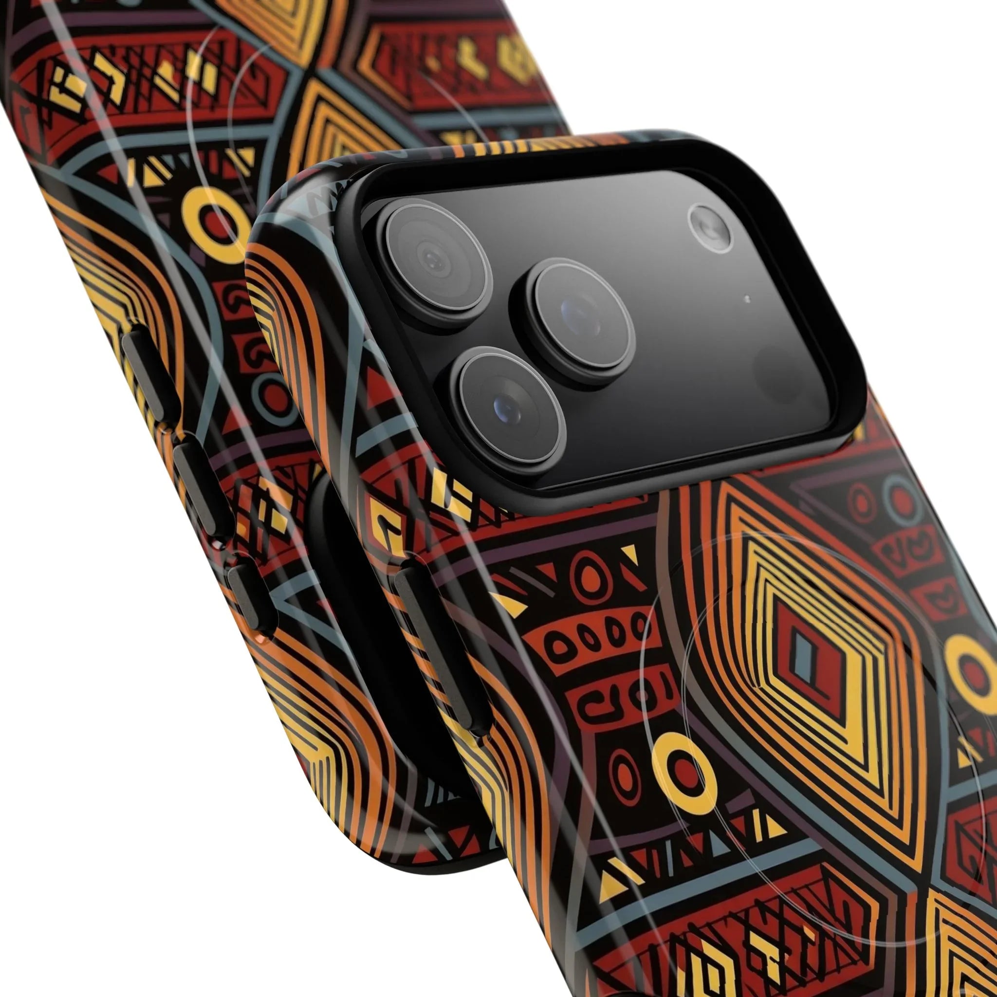 Tribal Geometric Tough Magnetic Phone Case - DiwaKi