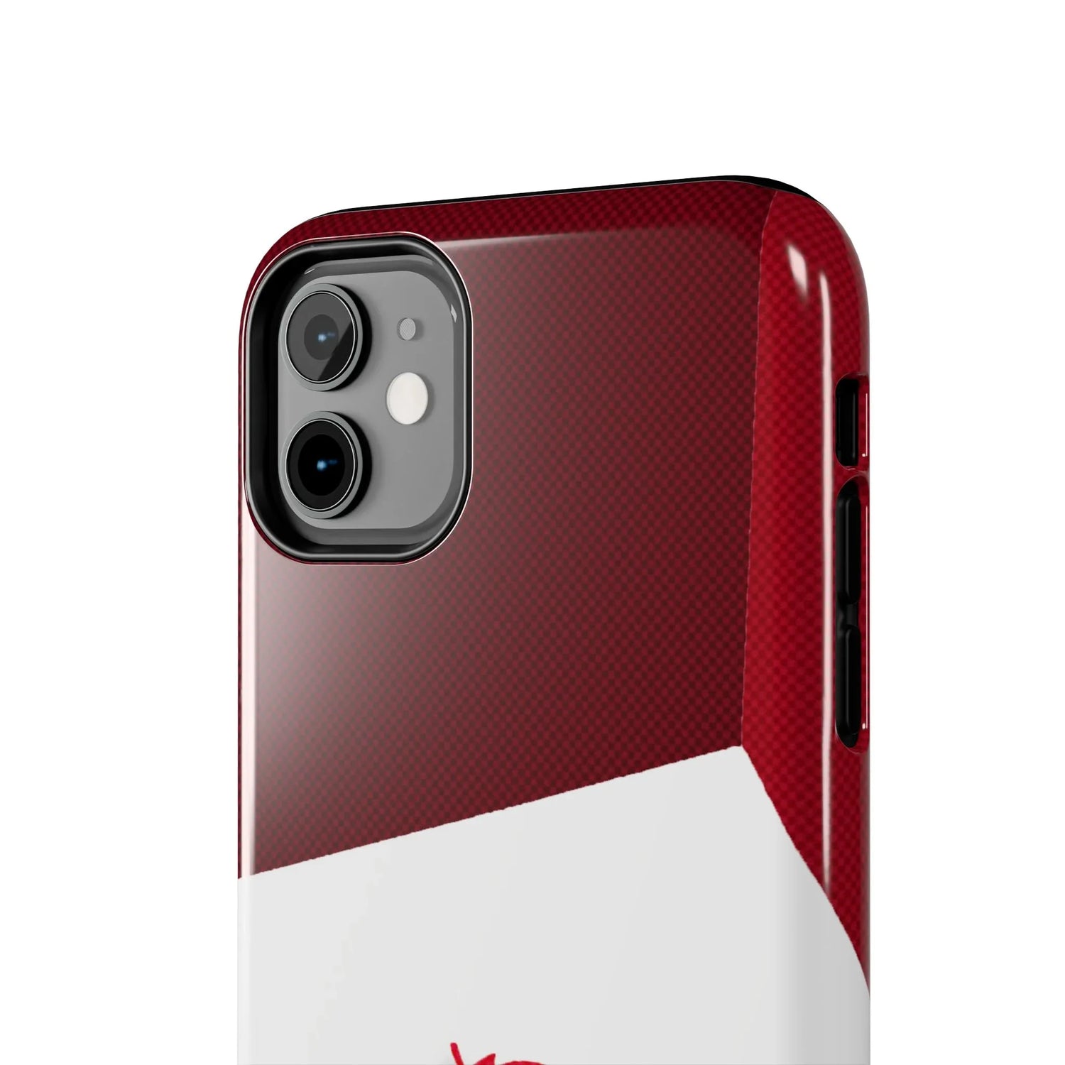 Canada Autumn Maple Tough Phone Case — Red &amp; White Protective Fall Design - DiwaKi