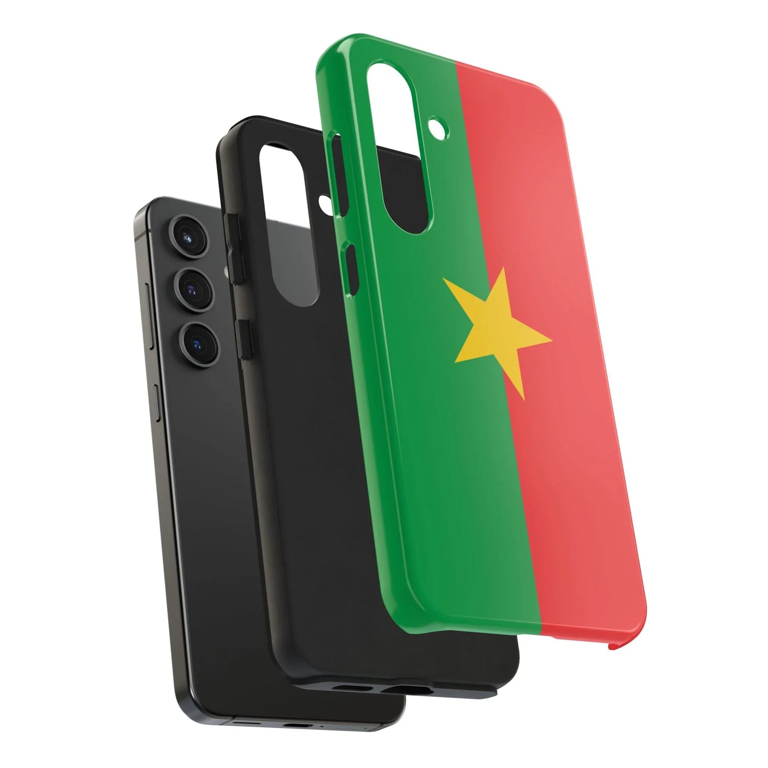 Burkina Faso Flag Tough Phone Case – Durable Protective Cover - DiwaKi