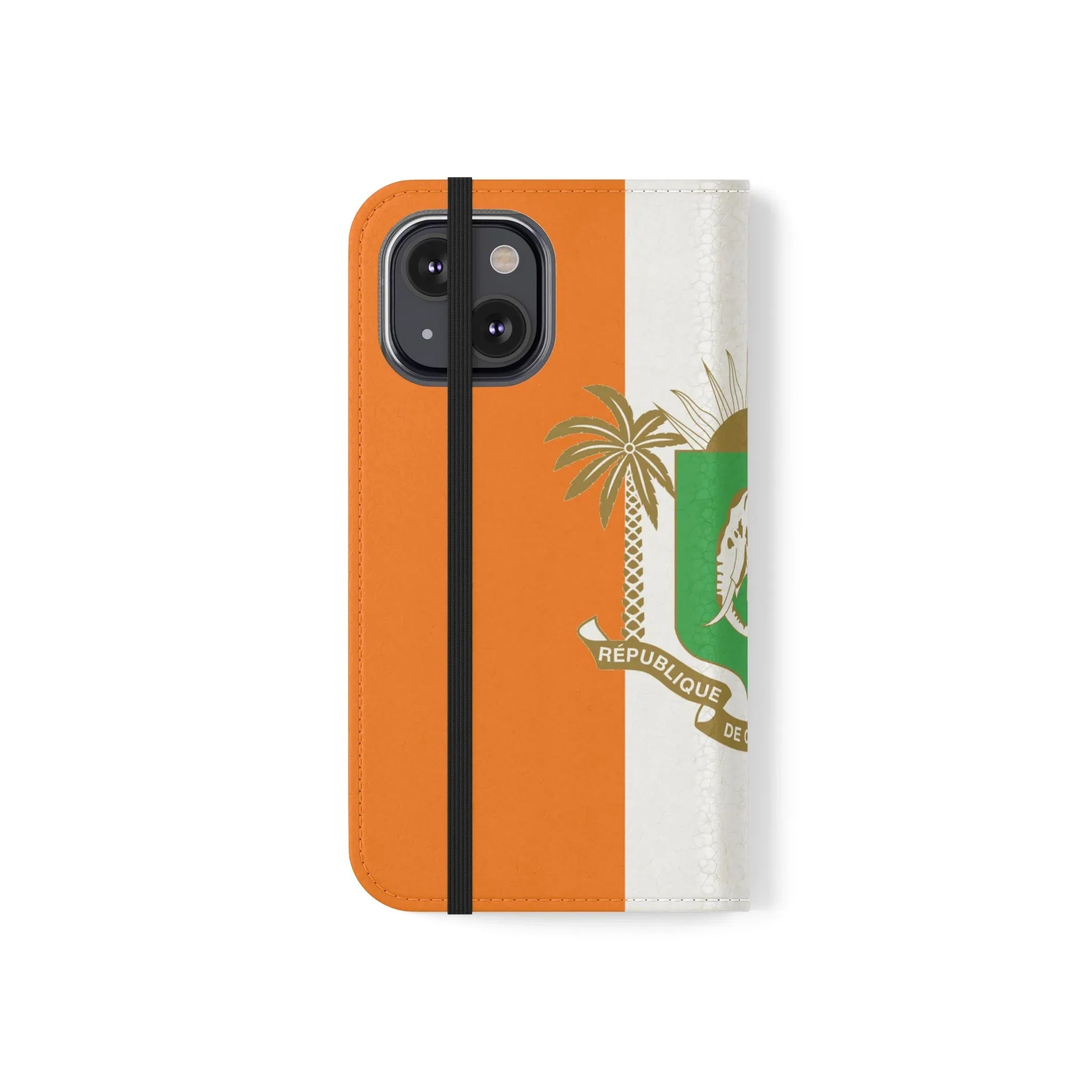Ivory Coast Flag Flip Phone Case — Côte d&
