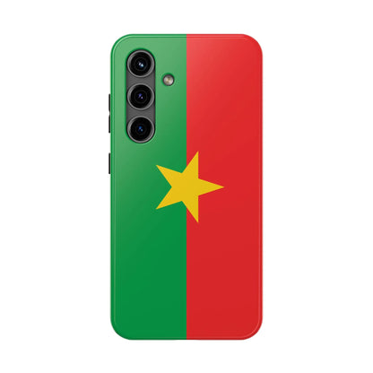 Burkina Faso Flag Tough Phone Case – Durable Protective Cover - DiwaKi