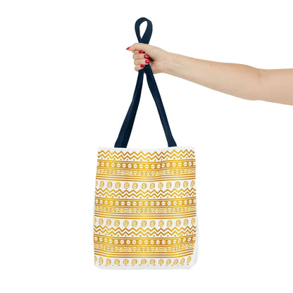 Boho Chic Gold Pattern Tote - DiwaKi