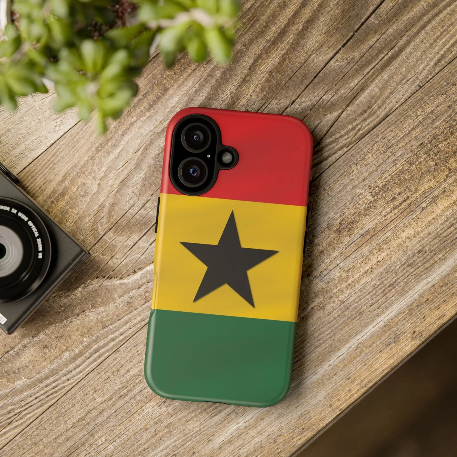 Ghana Colors Rugged Phone Cover - DiwaKi