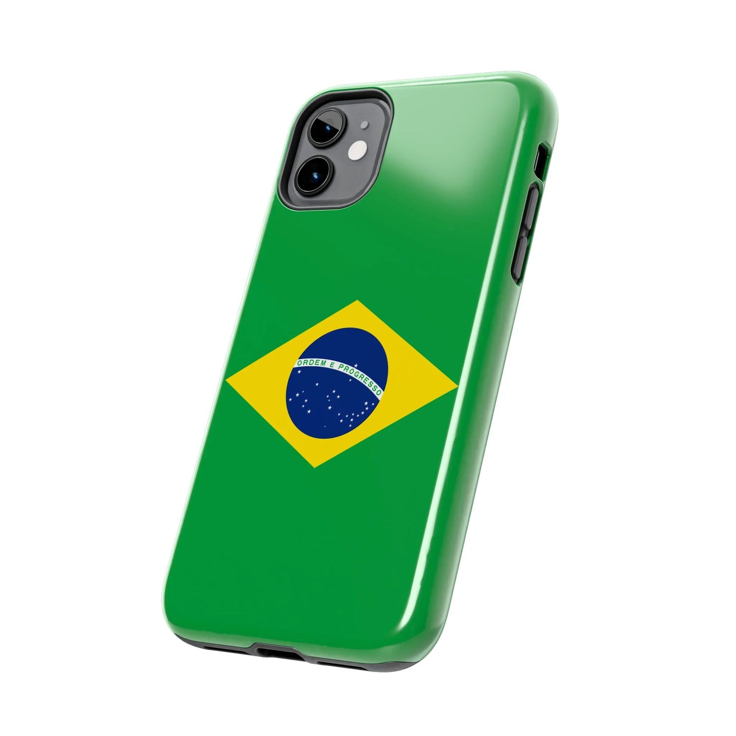 Brazil Flag Tough Phone Case — Protective Patriotic Phone Cover - DiwaKi