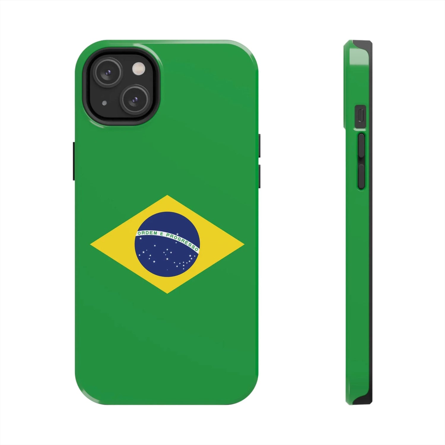 Brazil Flag Tough Phone Case — Protective Patriotic Phone Cover - DiwaKi
