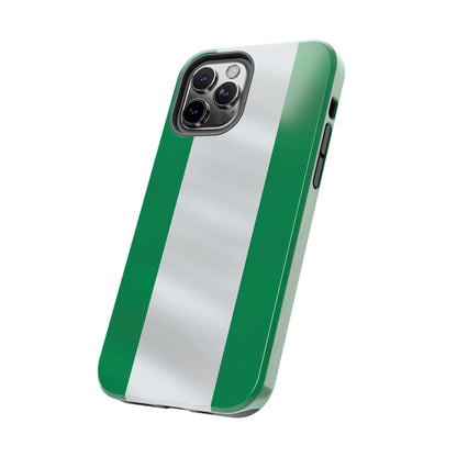 Tough Phone Case — Nigerian flag Rugged Protective Cover - DiwaKi