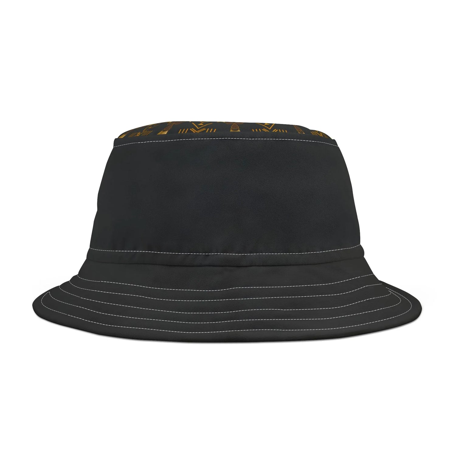 Cool Black Bucket Hat with Subtle Texture - DiwaKi