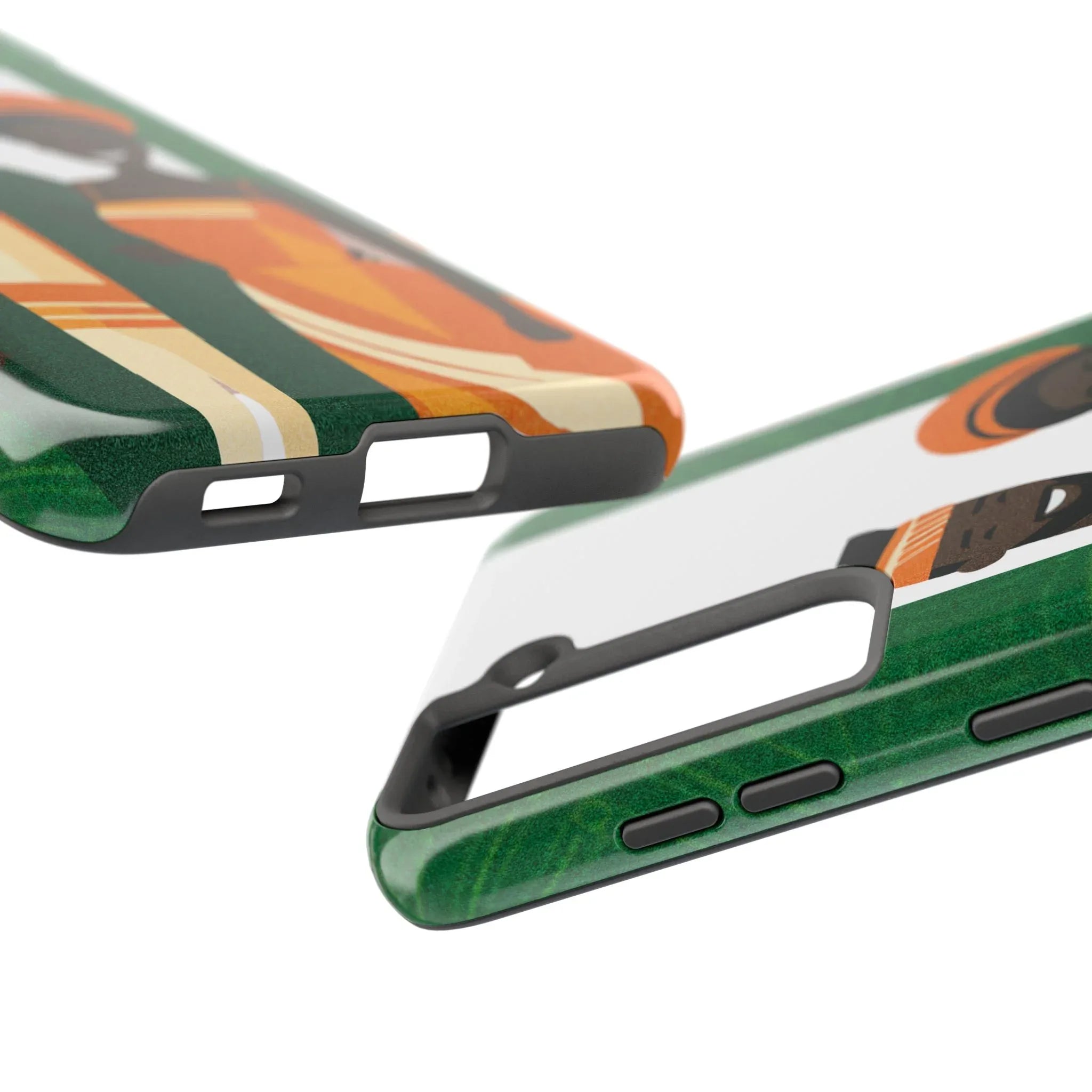 Tough Phone Case — Afrocentric Nigerian Couple Illustration, Protective Hard-Shell Phone Cover - DiwaKi