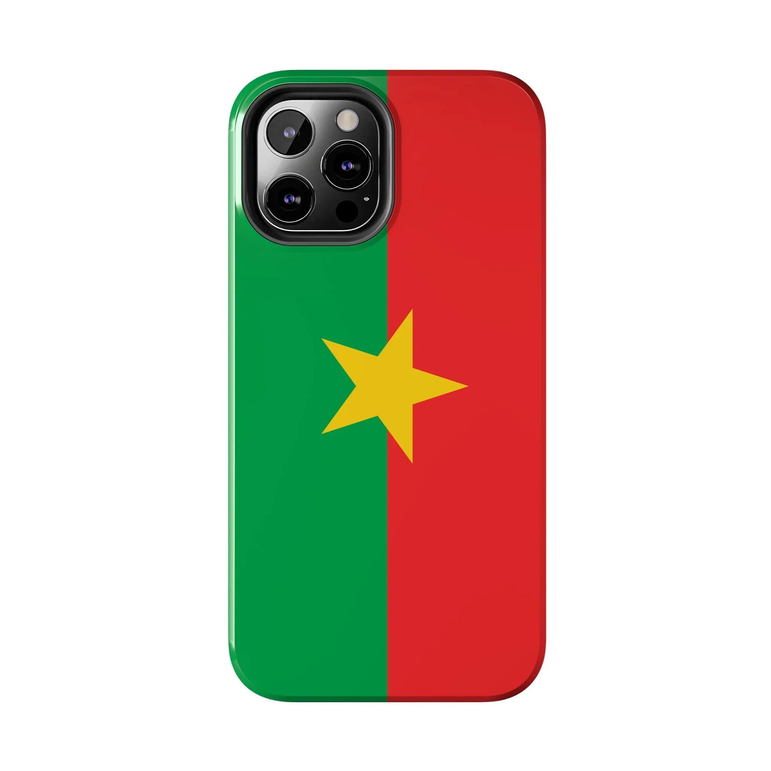 Burkina Faso Flag Tough Phone Case – Durable Protective Cover - DiwaKi