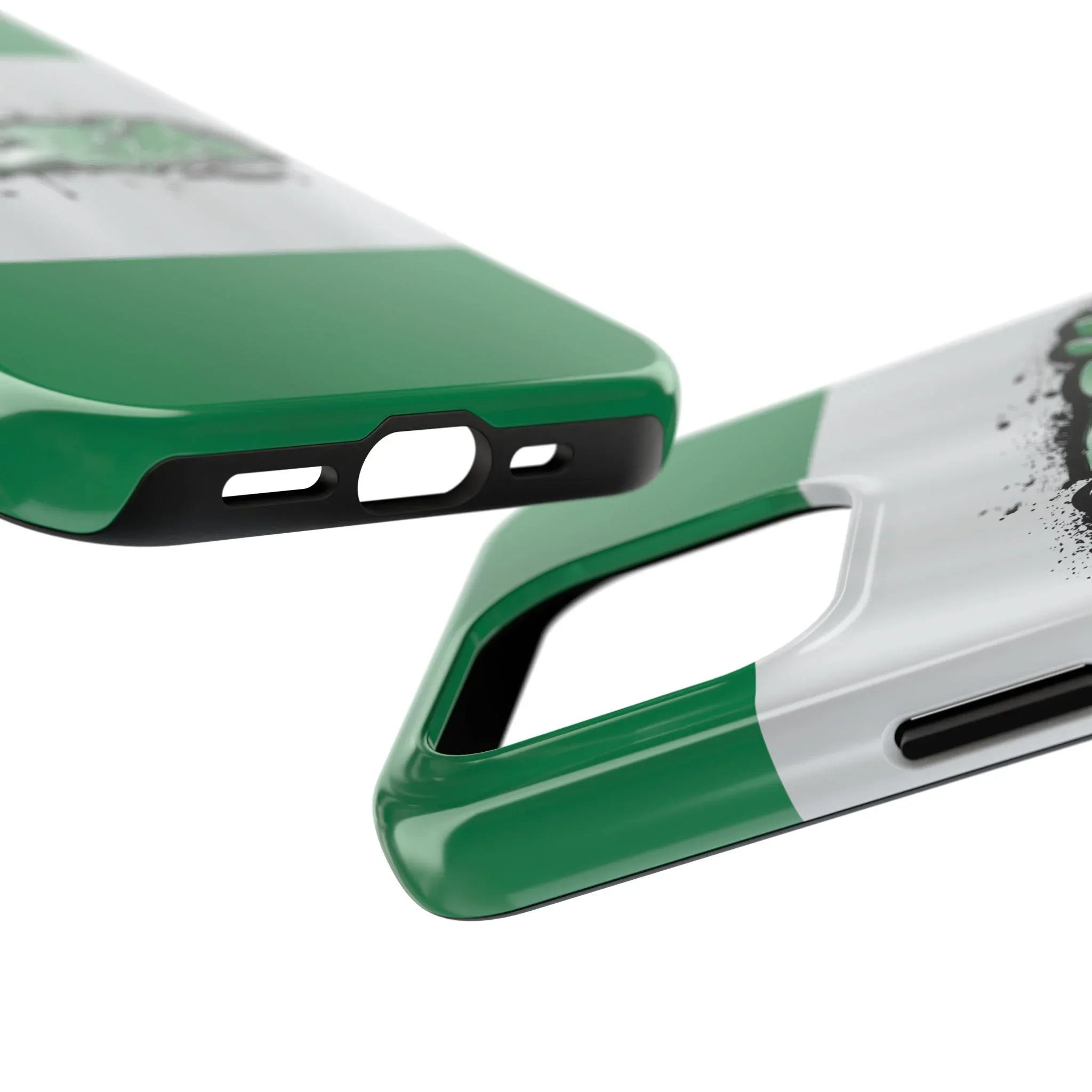 Tough Phone Case — Nigeria Flag Graffiti Design - DiwaKi