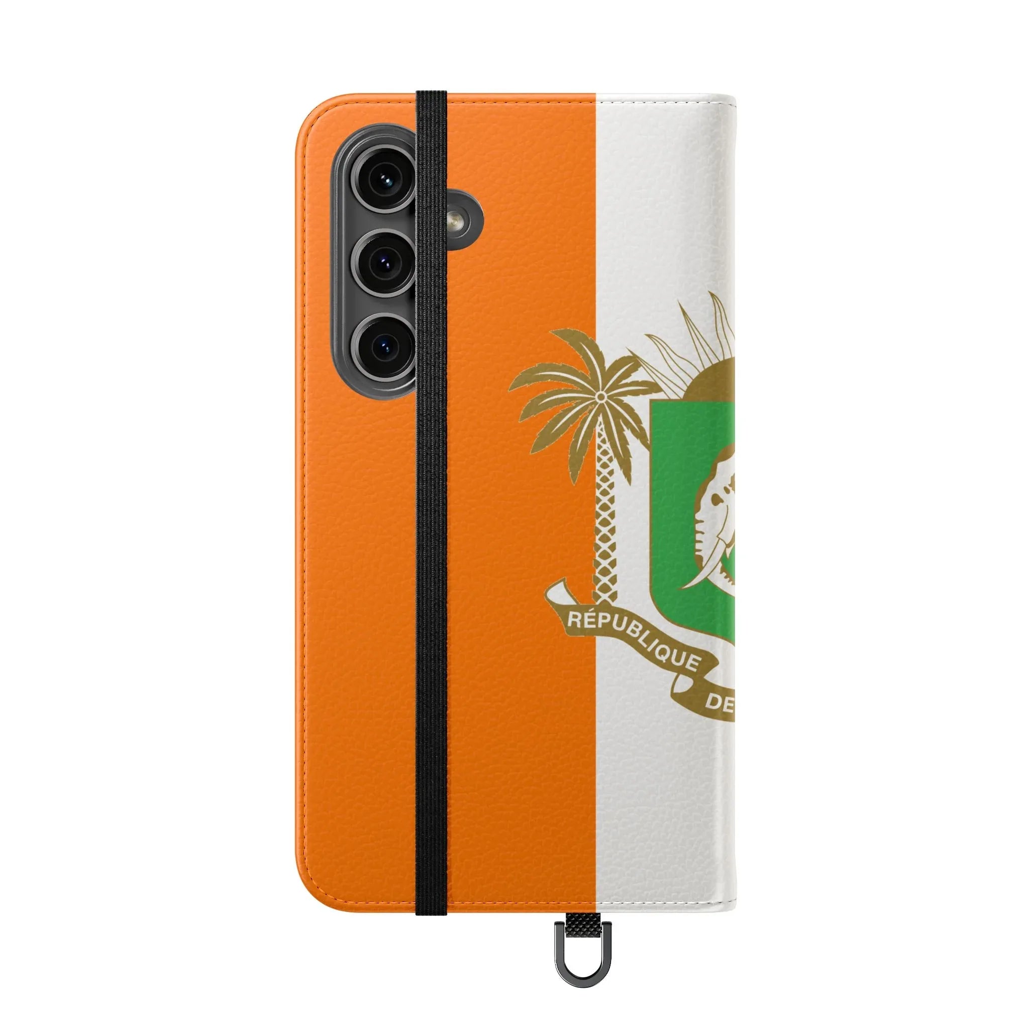 Ivory Coast Flag Flip Phone Case — Côte d&