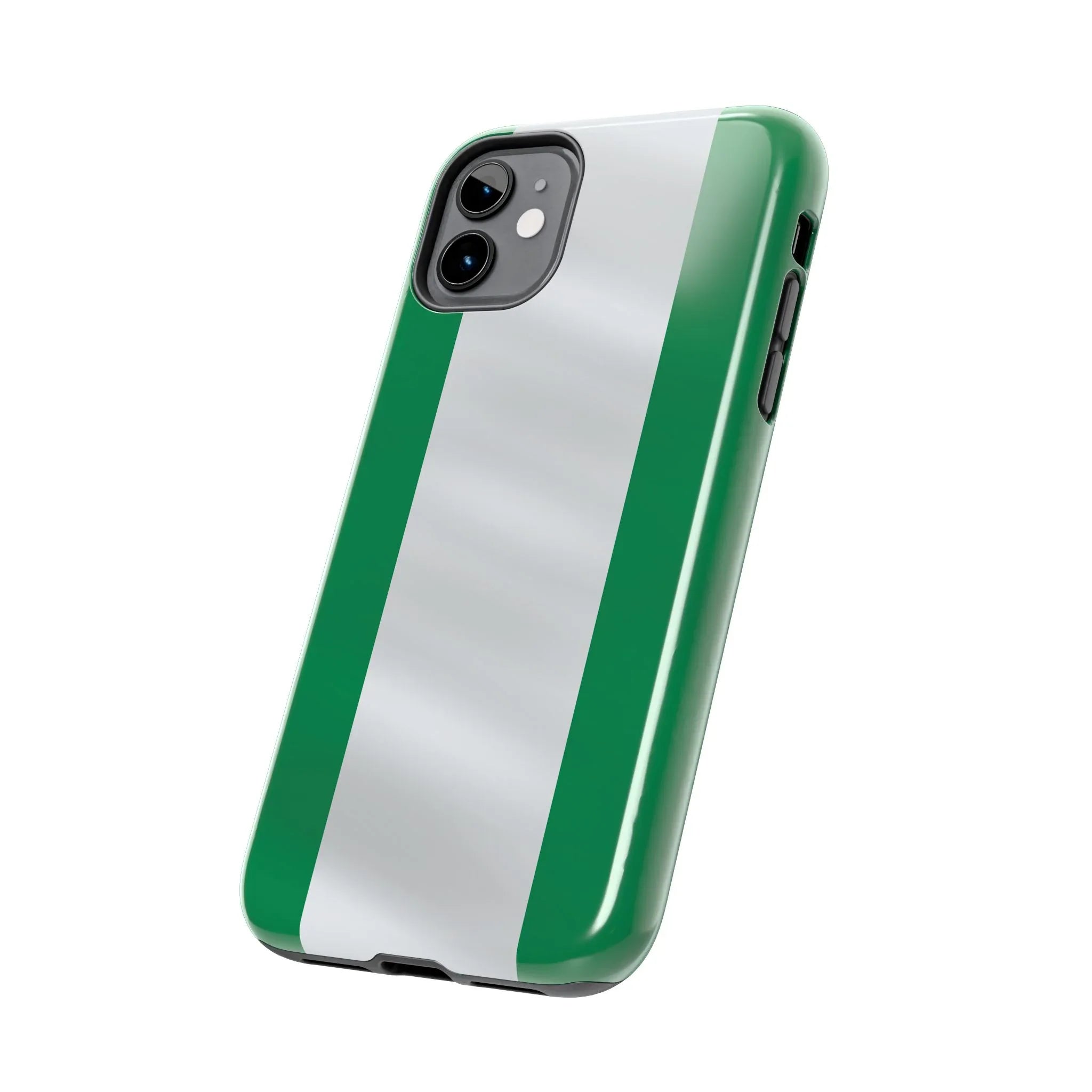Tough Phone Case — Nigerian flag Rugged Protective Cover - DiwaKi