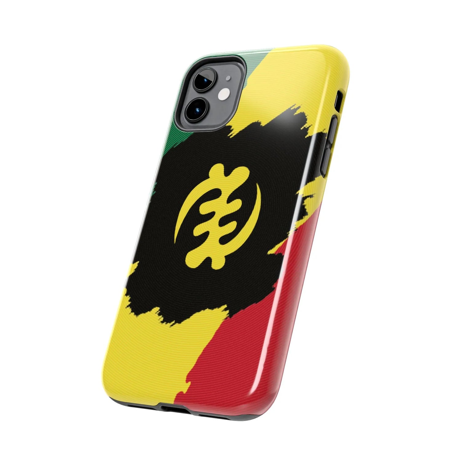 Sankofa Tough Phone Case — Shockproof Protective Phone Cover with Ghana Adinkra Symbol - DiwaKi