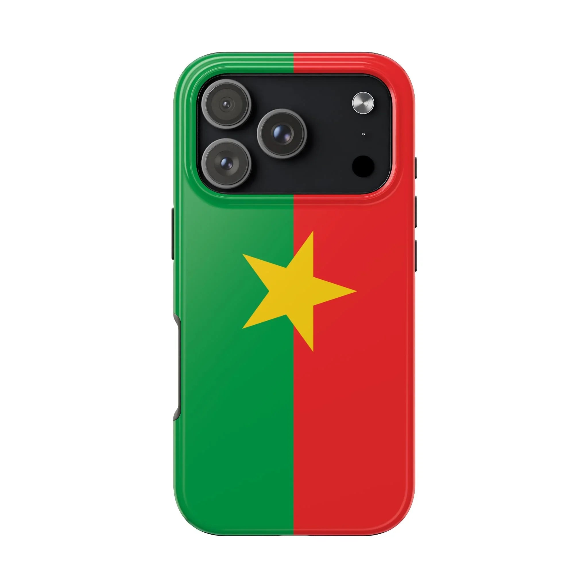 Burkina Faso Flag Tough Phone Case – Durable Protective Cover - DiwaKi