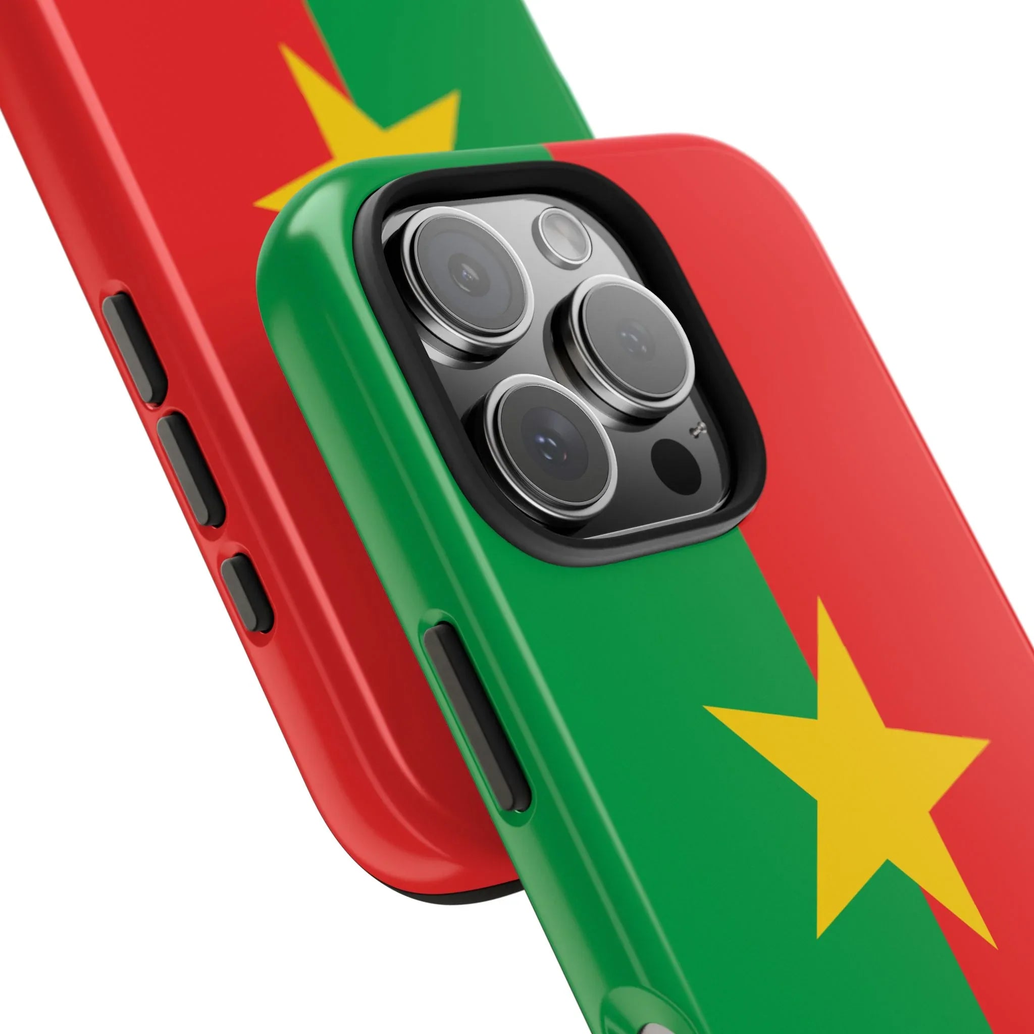 Burkina Faso Flag Tough Phone Case – Durable Protective Cover - DiwaKi