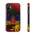 Haiti Coat of Arms Tough Phone Case — Patriotic Haitian Flag Protective Cover - DiwaKi
