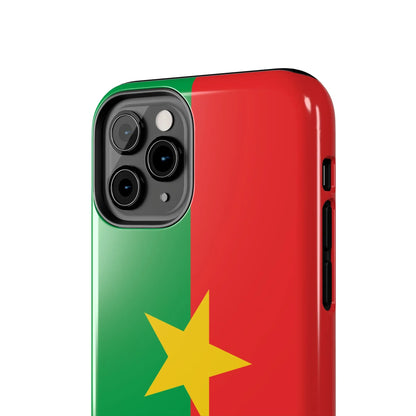 Burkina Faso Flag Tough Phone Case – Durable Protective Cover - DiwaKi