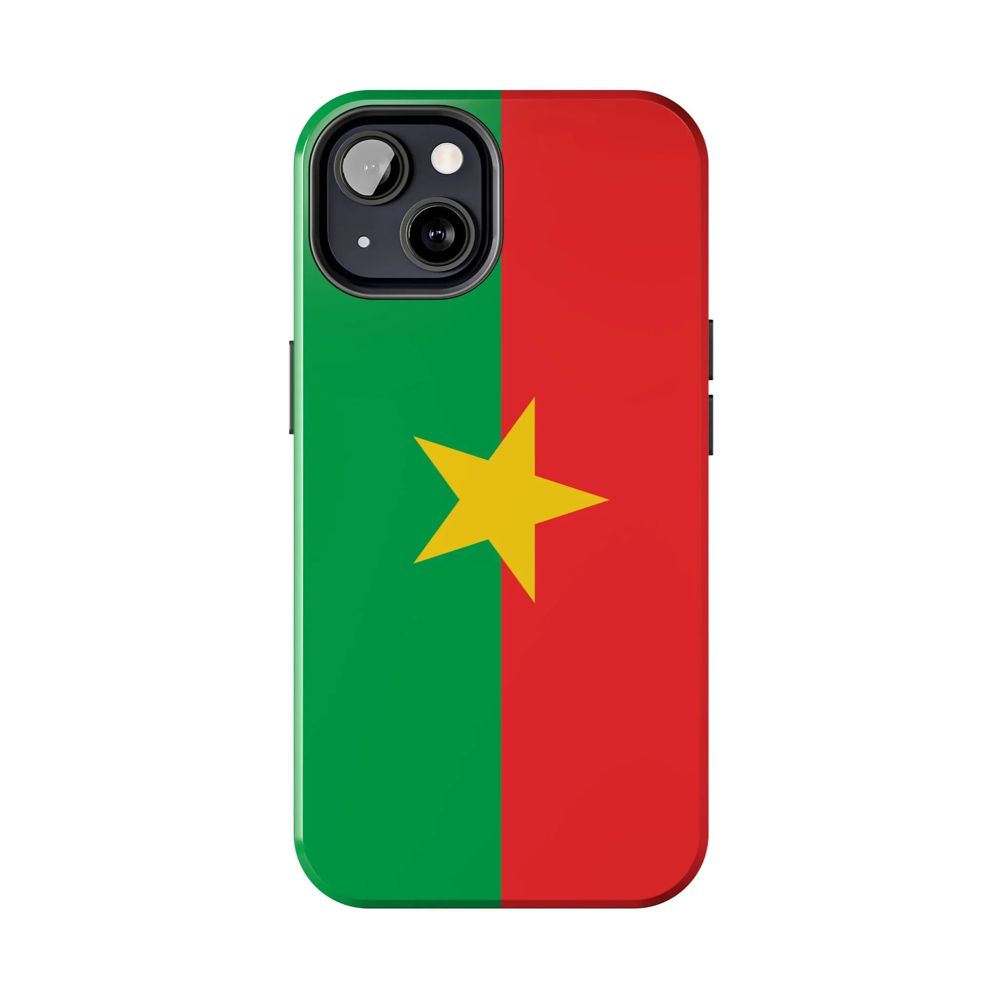 Burkina Faso Flag Tough Phone Case – Durable Protective Cover - DiwaKi
