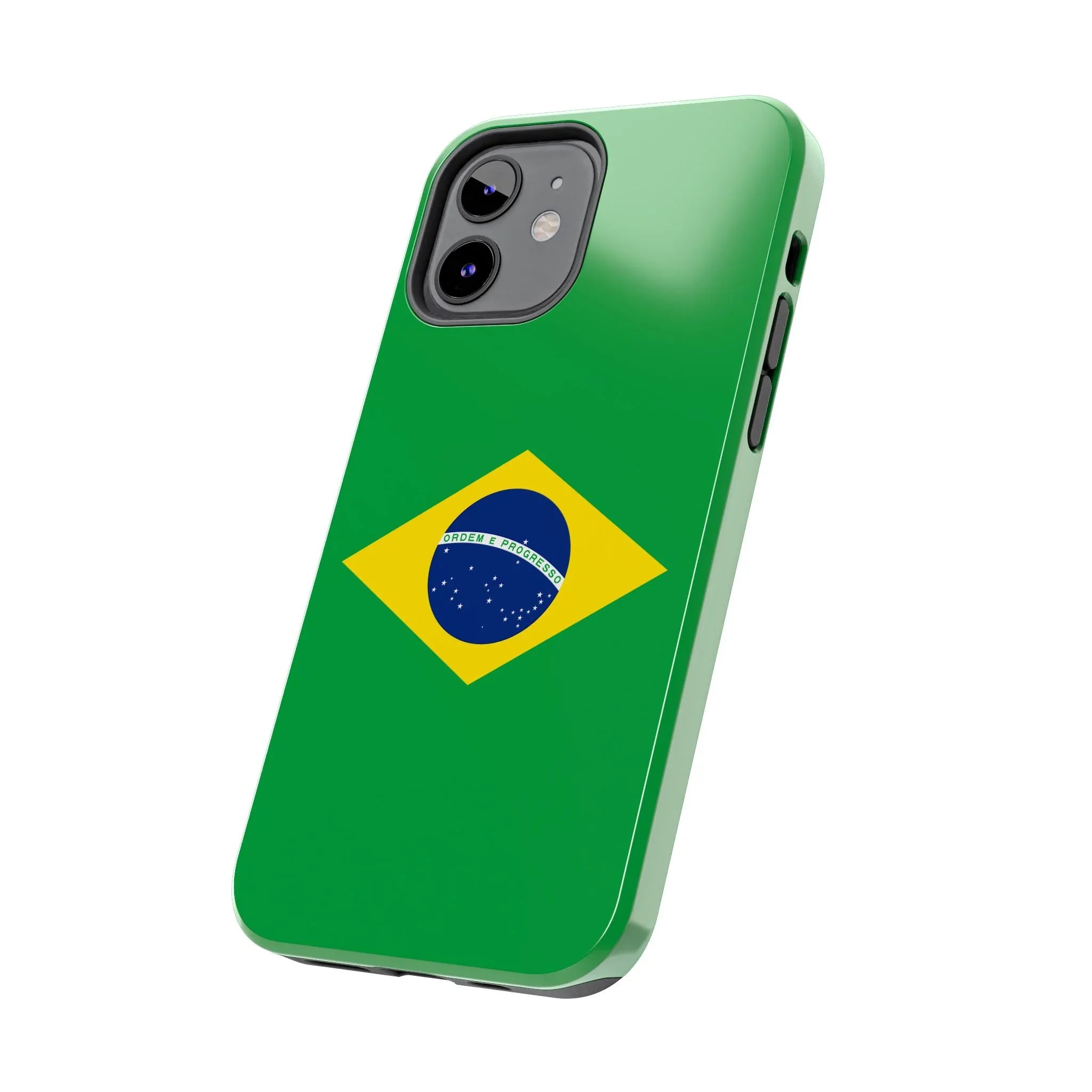 Brazil Flag Tough Phone Case — Protective Patriotic Phone Cover - DiwaKi