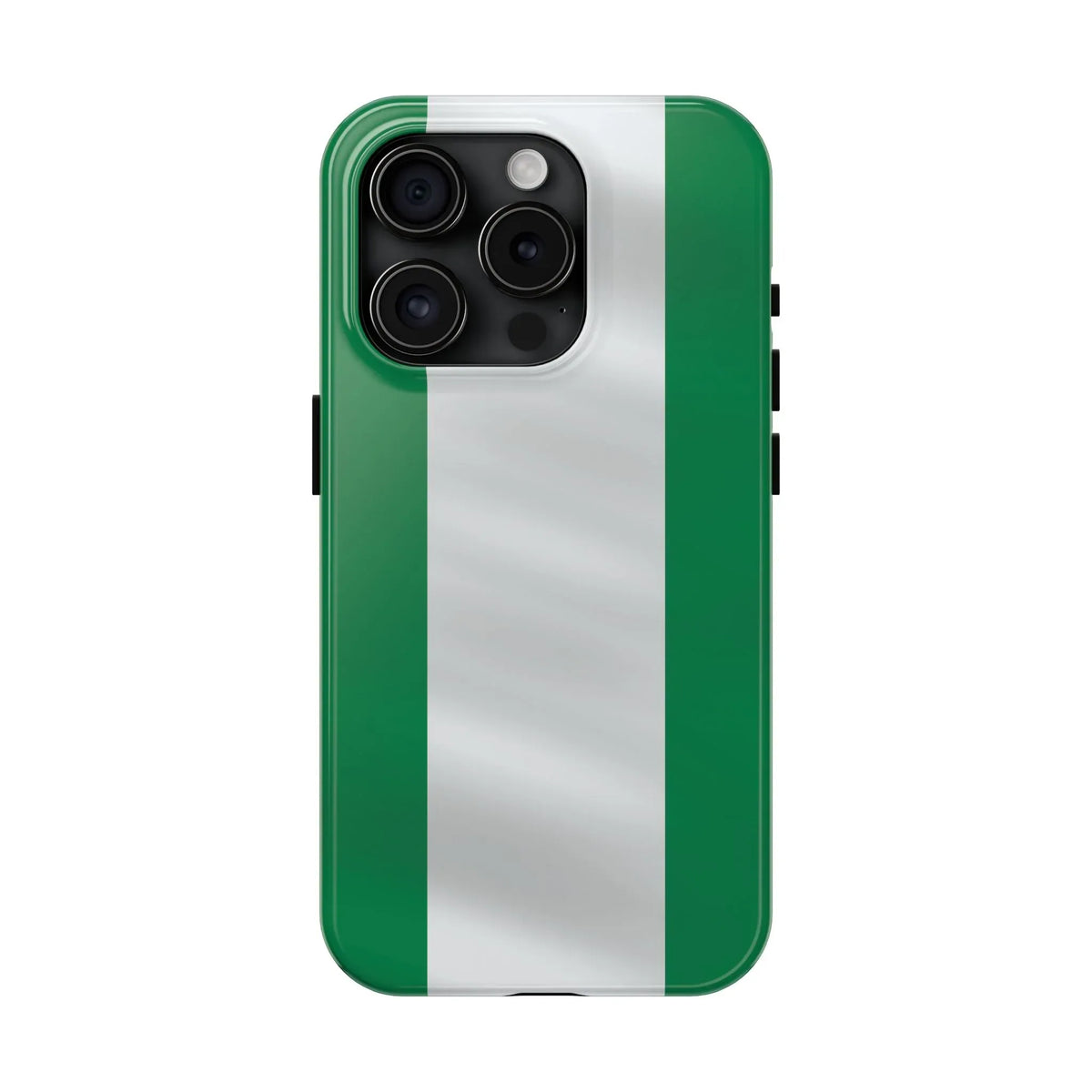 Tough Phone Case — Nigerian flag Rugged Protective Cover - DiwaKi