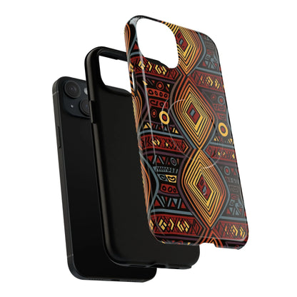 Tribal Geometric Tough Magnetic Phone Case - DiwaKi