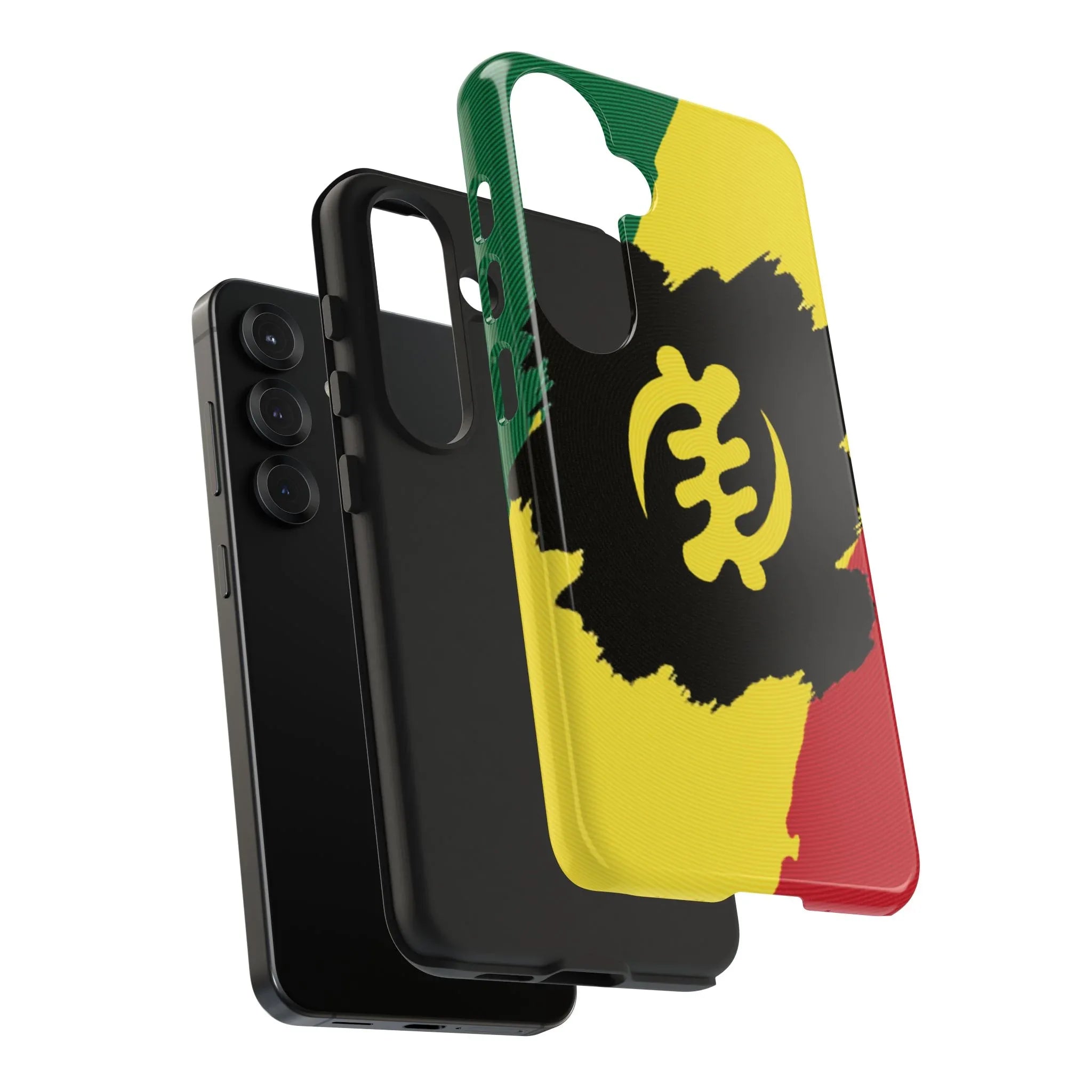 Sankofa Tough Phone Case — Shockproof Protective Phone Cover with Ghana Adinkra Symbol - DiwaKi