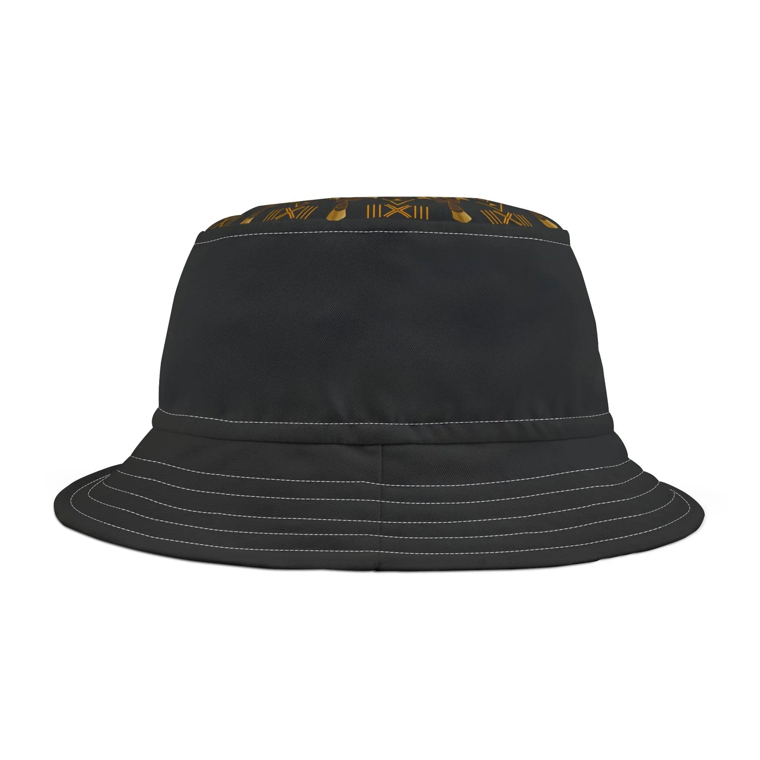 Cool Black Bucket Hat with Subtle Texture - DiwaKi