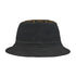 Cool Black Bucket Hat with Subtle Texture - DiwaKi