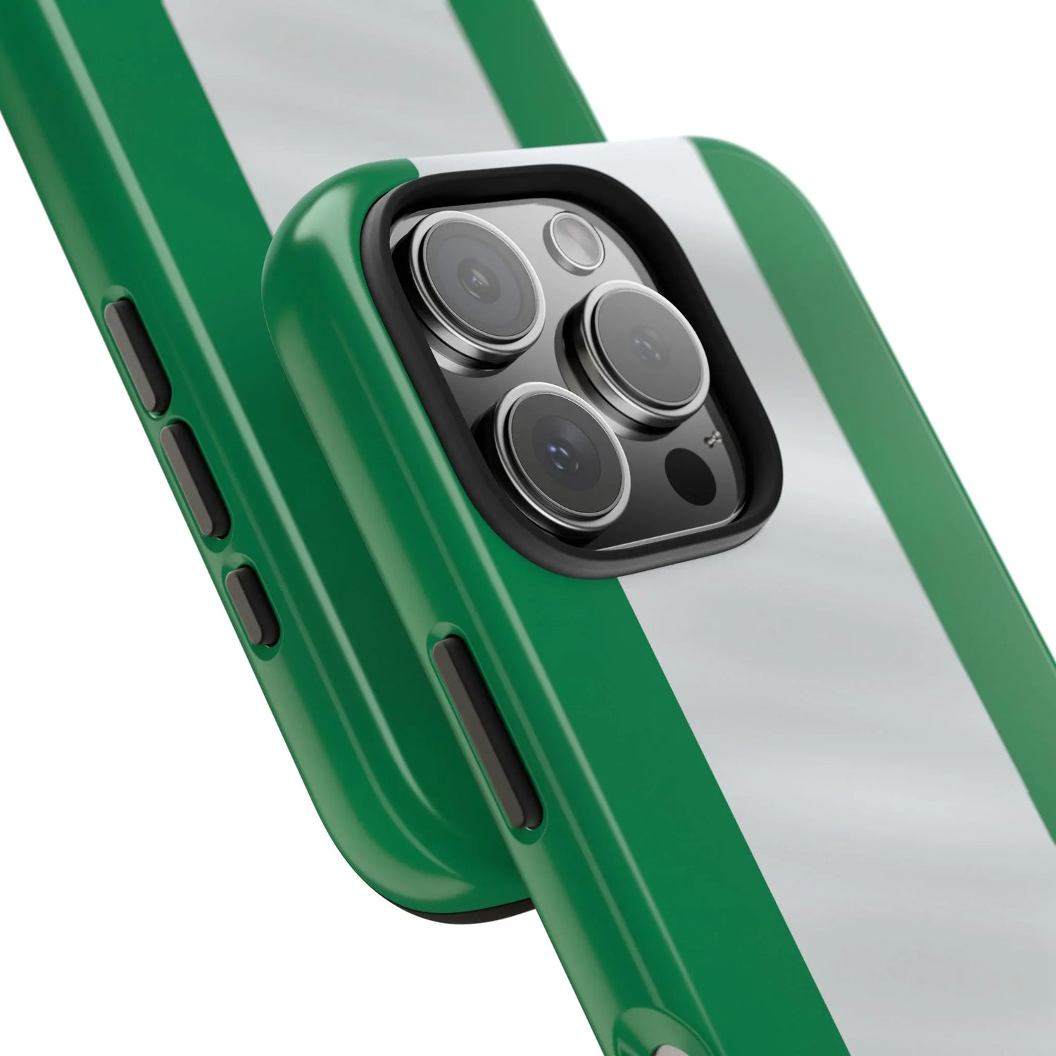 Tough Phone Case — Nigerian flag Rugged Protective Cover - DiwaKi