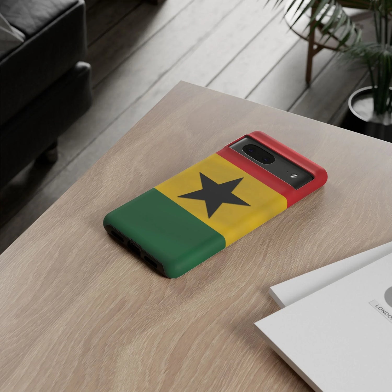 Ghana Colors Rugged Phone Cover - DiwaKi