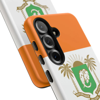 Ivory Coast Flag Tough Phone Case — Côte d&