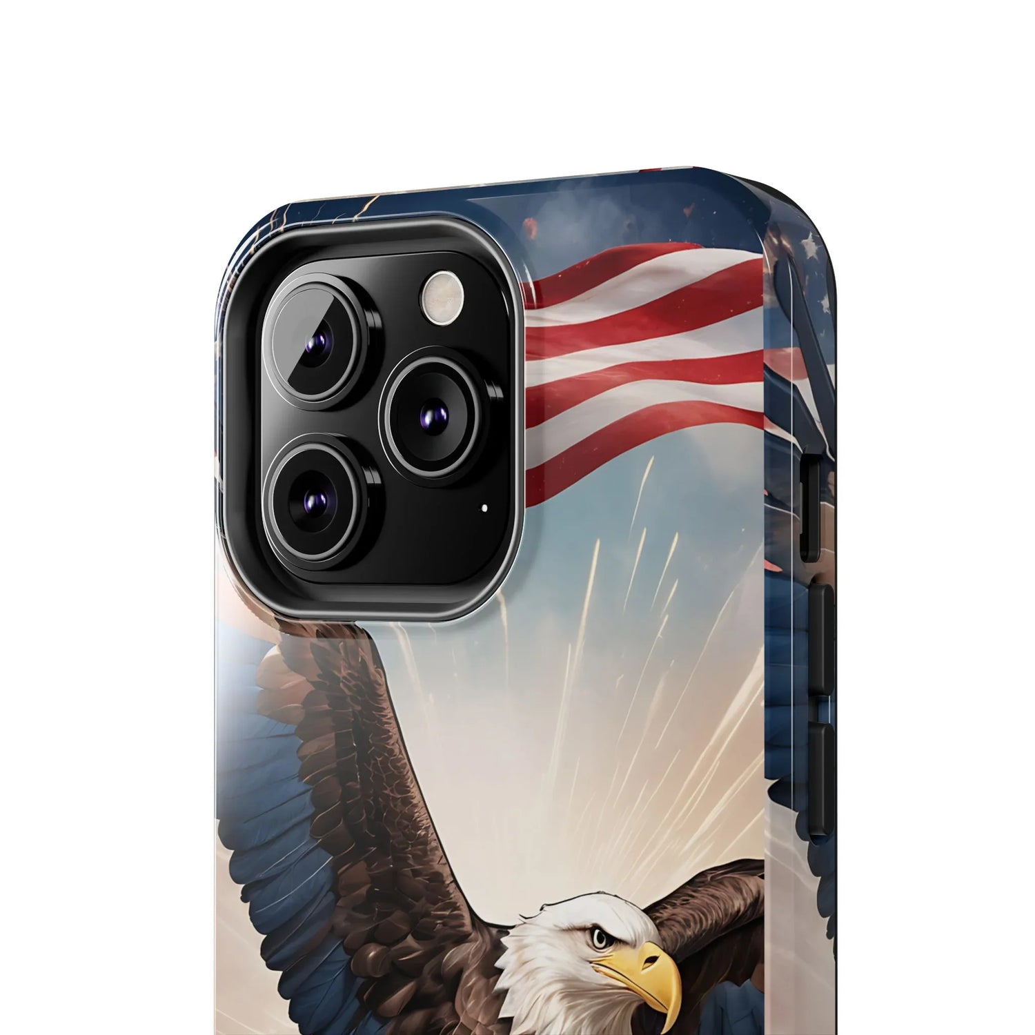 Majestic Eagle Flag Phone Case - DiwaKi