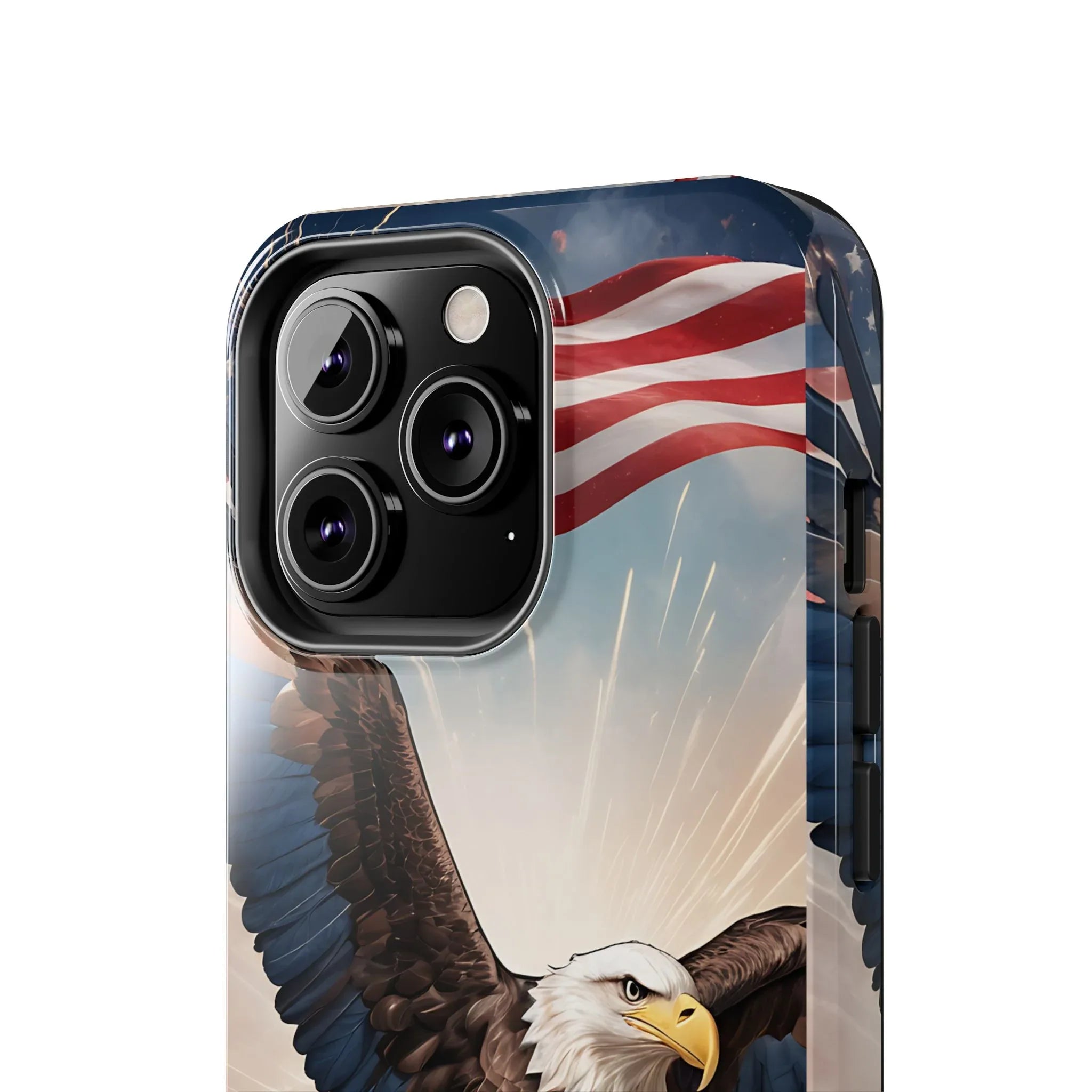 Majestic Eagle Flag Phone Case - DiwaKi